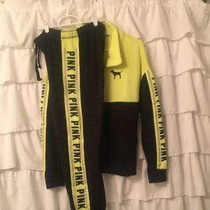 PINK Pullover w/ matching Joggers